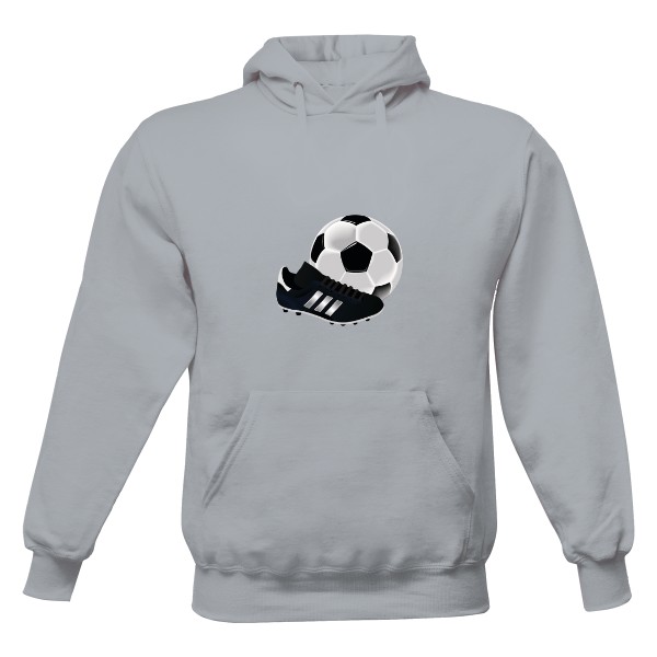 Pánská mikina s kapucí s potiskem Fotbal