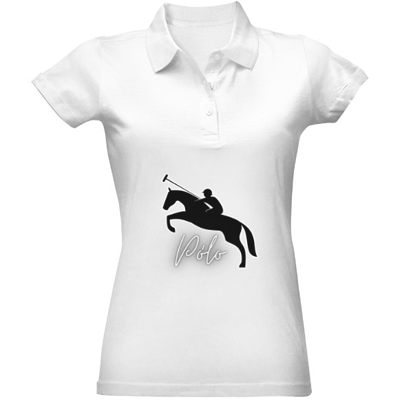 Dámská polokošile Single s potiskem Horse Pólo