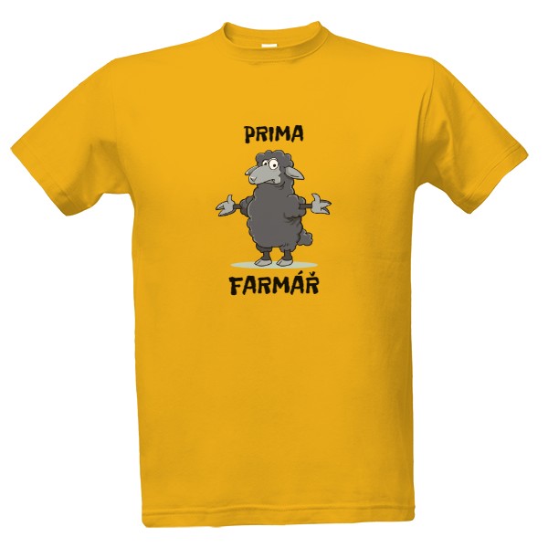 Tričko s potiskem Prima farmář ovečka